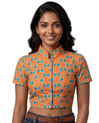 Elana Tangerine Duality Wear Top