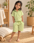 Little Green Gingham Unisex Co-ord Set