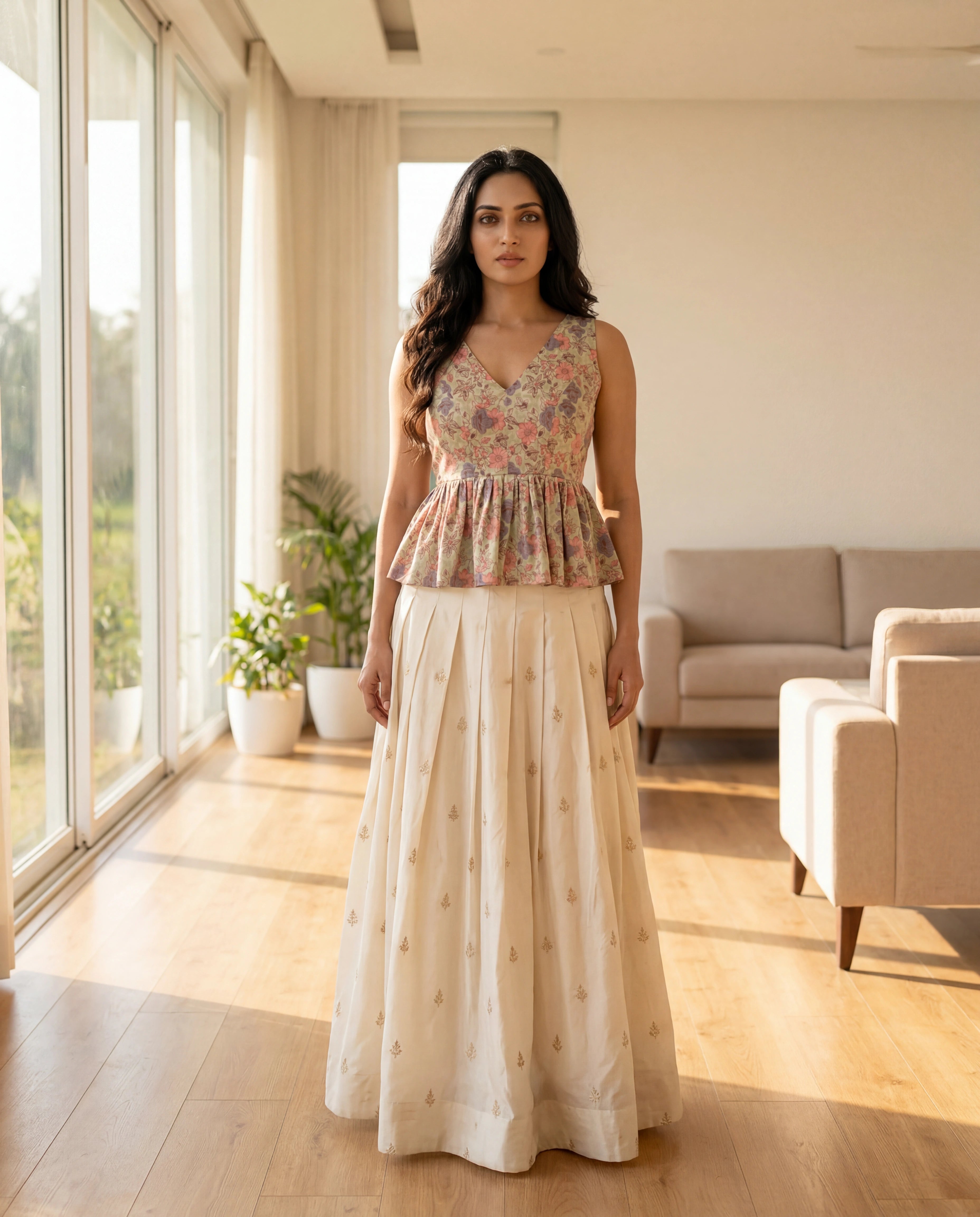 Blush Meadow Duality Wear Top