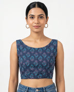 Indigo Twilight Bow Back Duality Wear Top