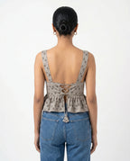 Pebble Bloom Laceback Duality Wear Top