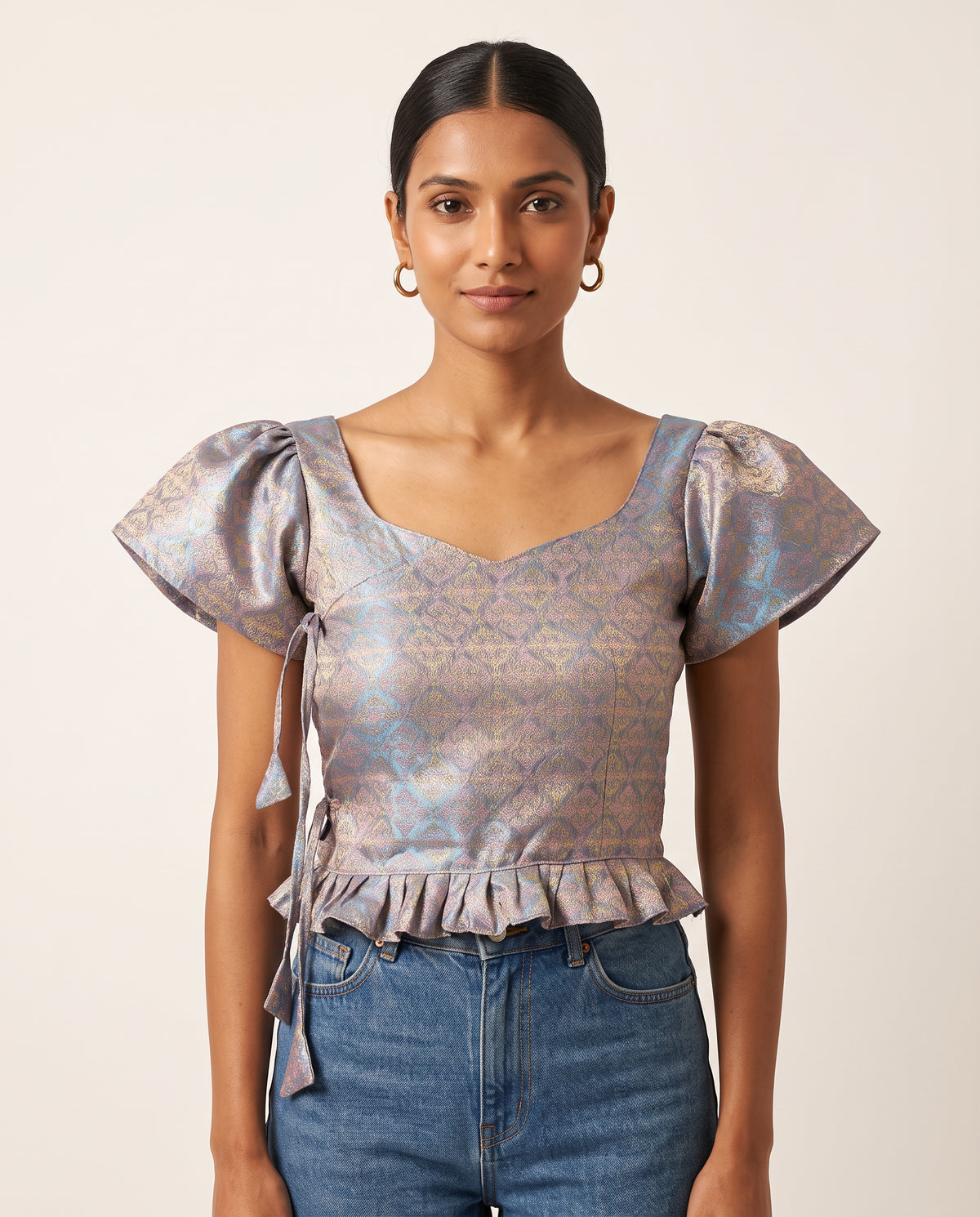 Celestial Banarasi Brocade Duality Wear Top