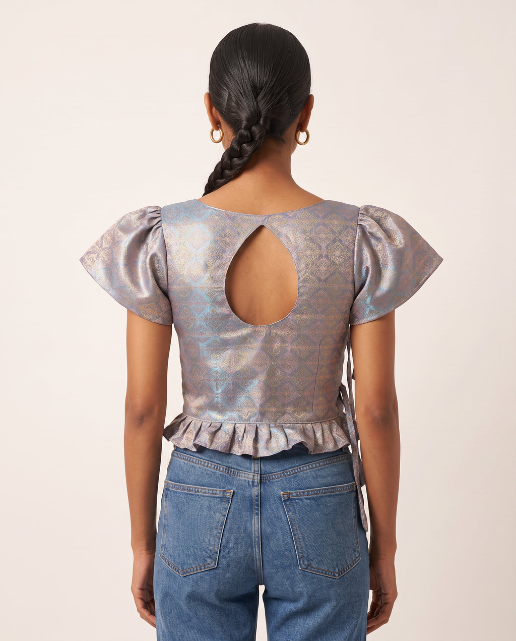 Celestial Brocade Duality Wear Top