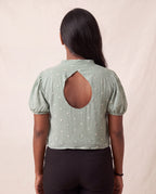 Sage Butta Festive Grace Duality Wear Top