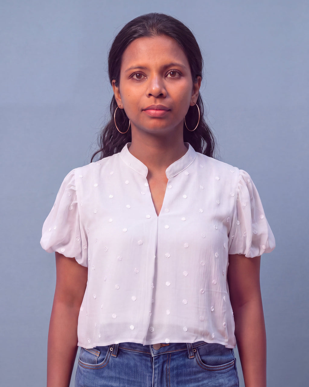 Powder Blue Butta Grace Duality Wear Top