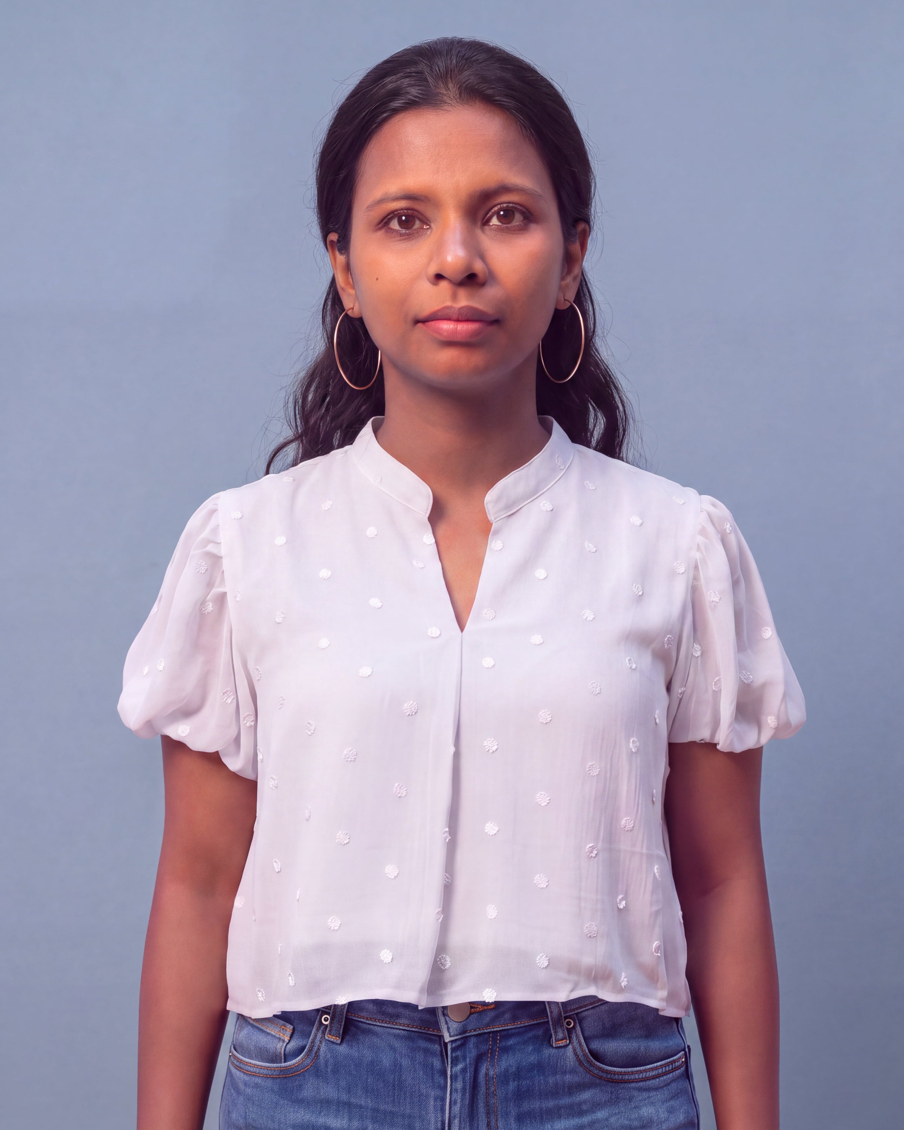 Powder Blue Butta Grace Duality Wear Top